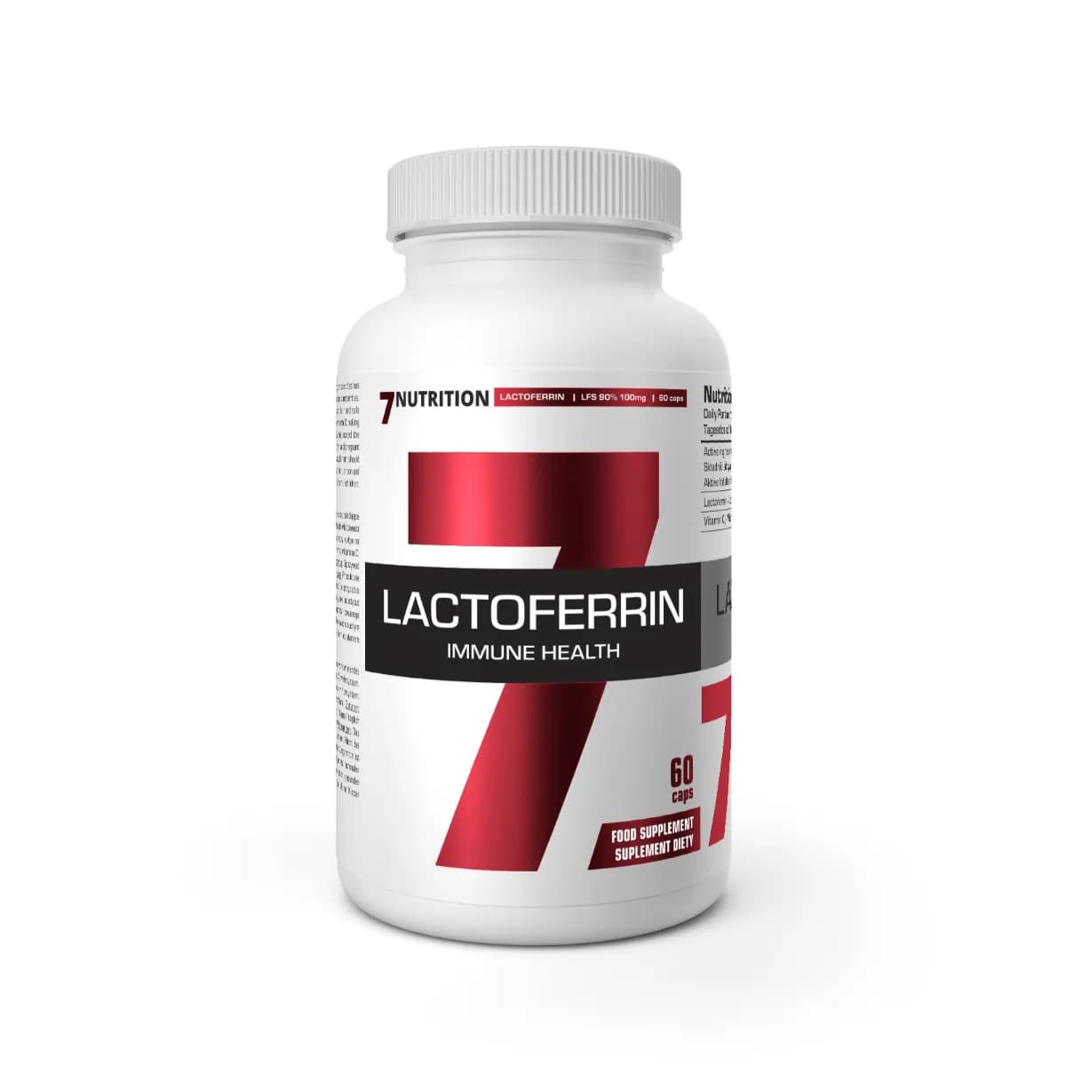 7Nutrition Lactoferrin 90% 100mg 60 kapsułek - zdjęcie 1