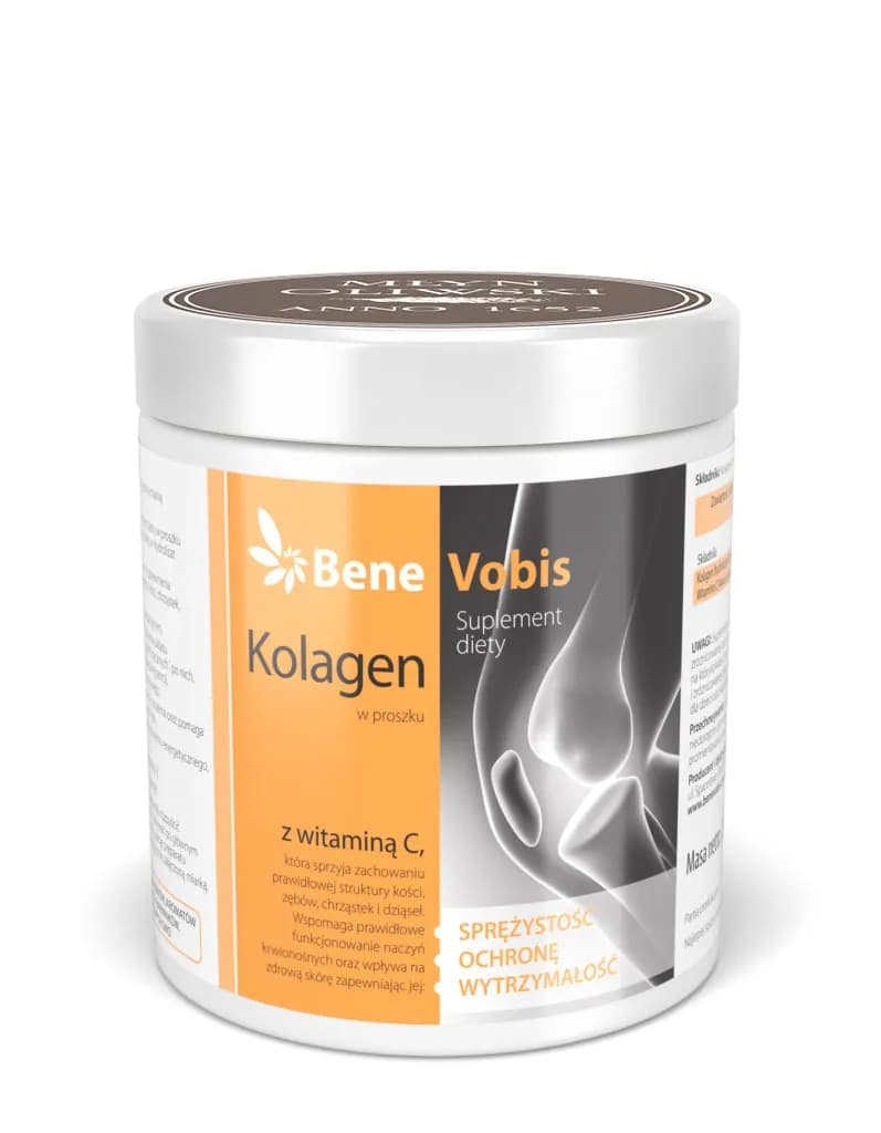 Bene Vobis Kolagen (hydrolizat żelatynowy) z Witaminą C 250 g - zdjęcie 1