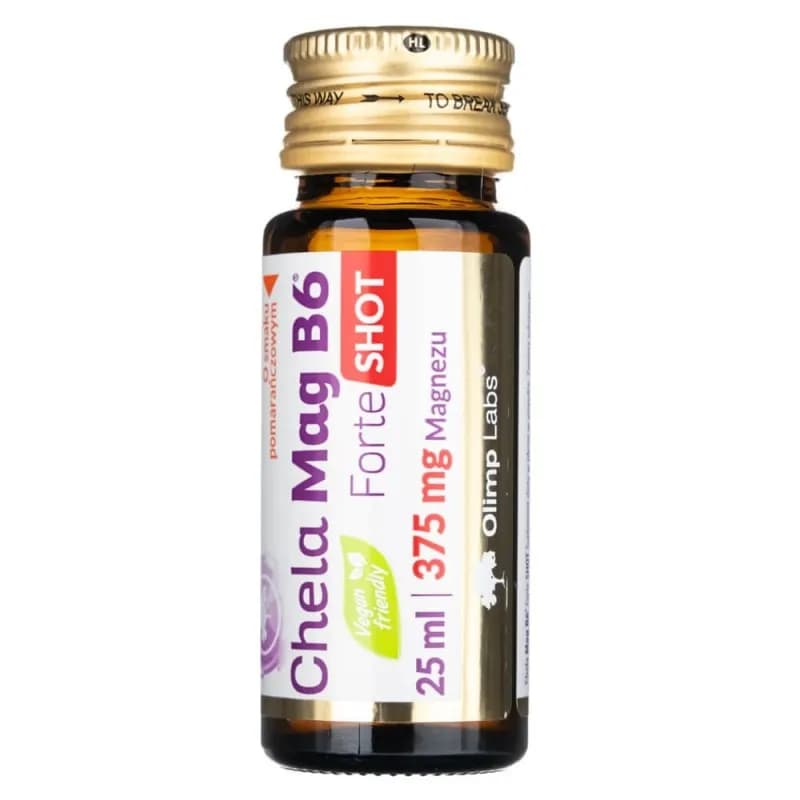 Olimp Chela - Mag B6 Forte Shot 25ml o smaku pomarańczowym - zdjęcie 1