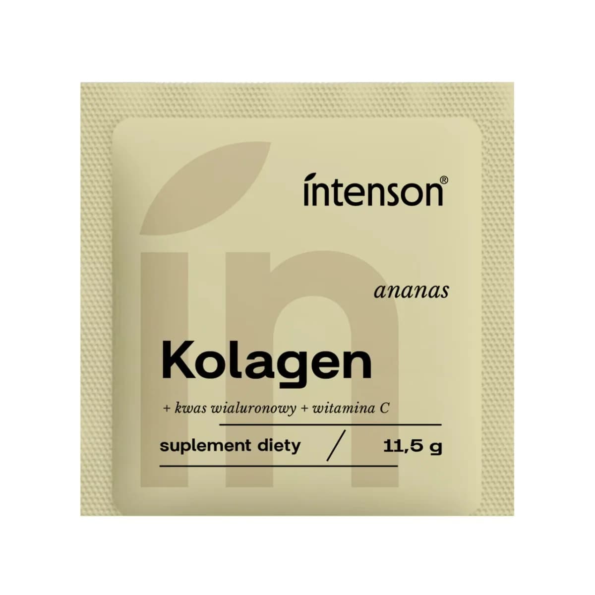 Intenson Kolagen z witaminą C i kwasem hialuronowym 11,5 g smak ananasowy - zdjęcie 1