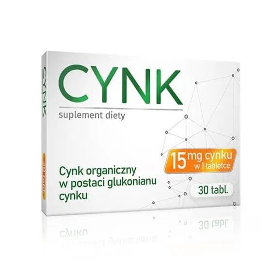 Alg Pharma Cynk 15 mg 30 tabletek - zdjęcie 1