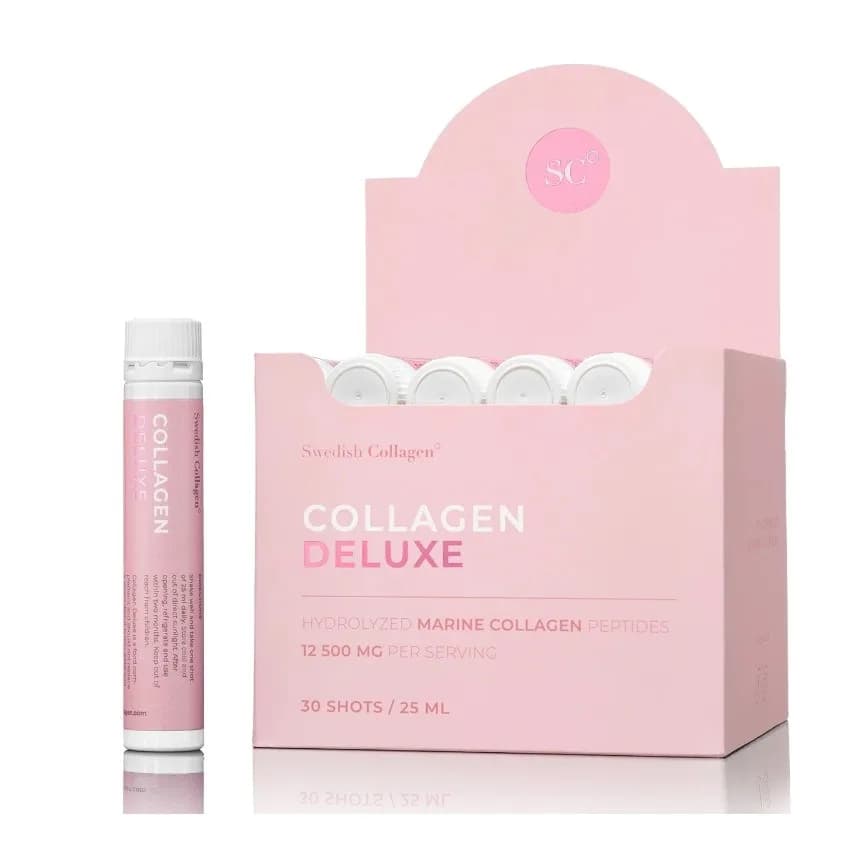 SWEDISH NUTRA Collagen Deluxe 12 500 mg Shots 25 ml x 20 szotów - zdjęcie 1