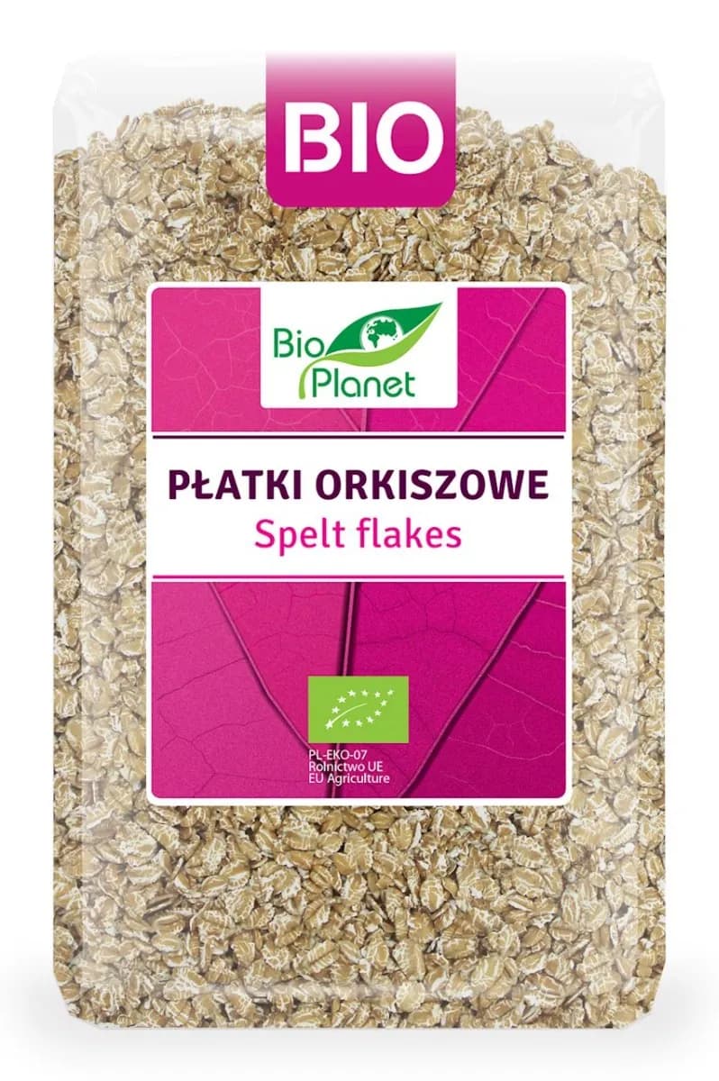 Bio Planet Płatki Orkiszowe BIO 1 kg - zdjęcie 1