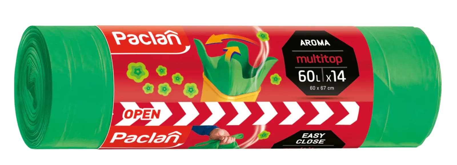Paclan Worki Multitop zapachowe 60L 14 sztuk - zdjęcie 1