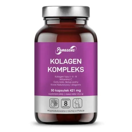 Panaseus Kolagen kompleks 50 kapsułek - zdjęcie 1