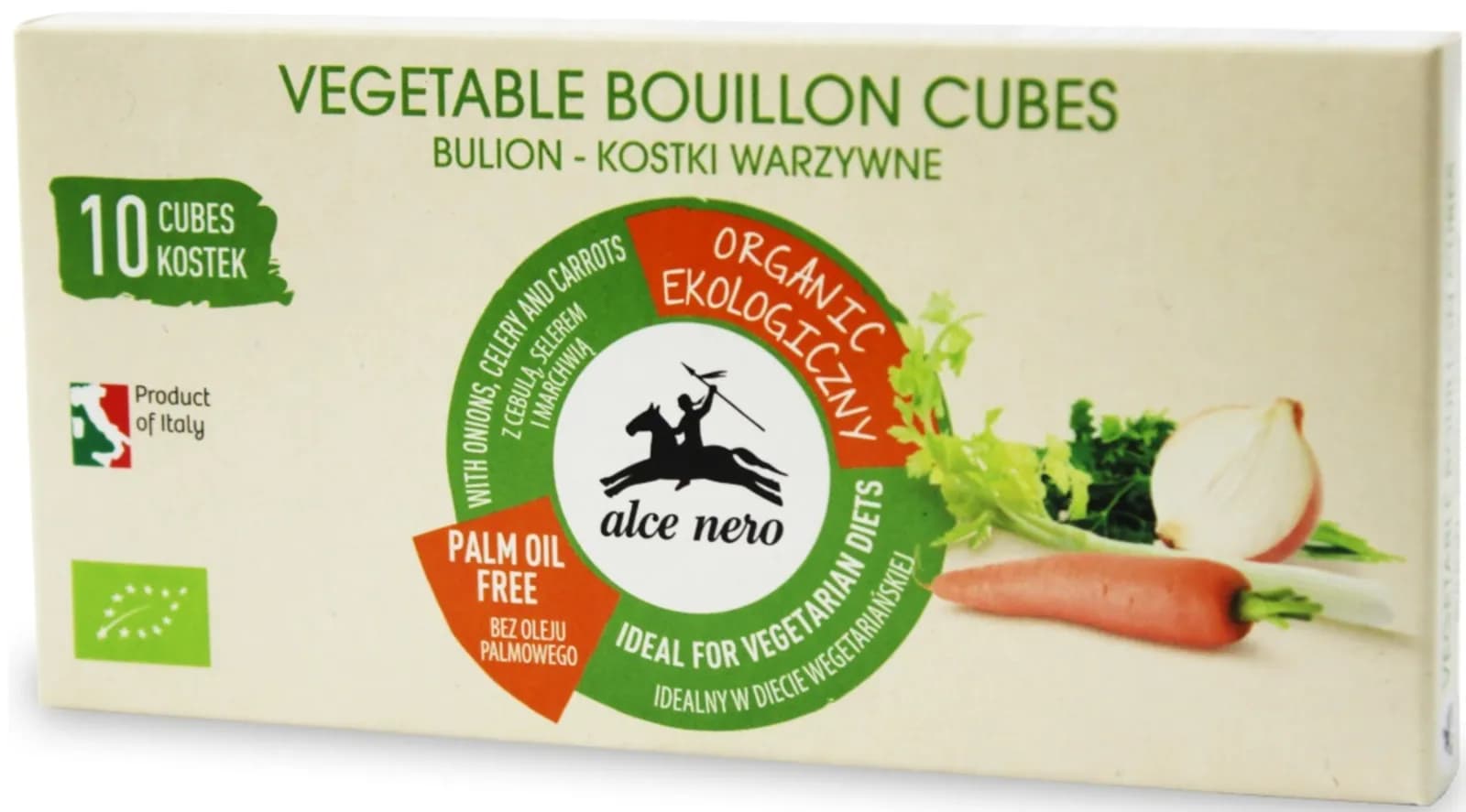 Alce Nero Bulion Kostki Warzywne BIO (10 x 10 g) 100 g - zdjęcie 1
