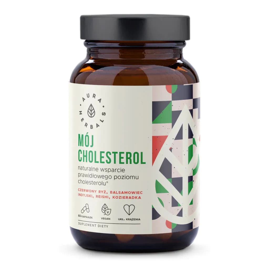 Aura Herbals Mój Cholesterol - prawidłowy poziom 60 kapsułek - zdjęcie 1