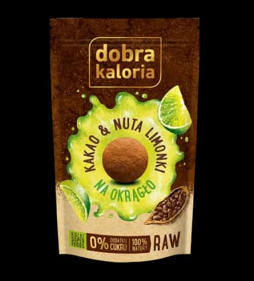 Dobra Kaloria Kulki kakao & nuta limonki 65g - zdjęcie 1