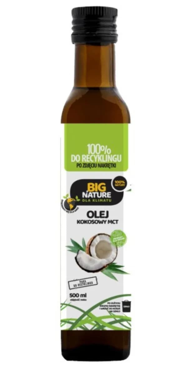 Big Nature Olej kokosowy MCT 500ml - zdjęcie 1