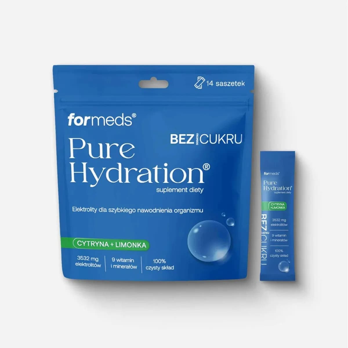 Formeds Pure Hydration Bez Dodatku Cukru cytryna + limonka - zdjęcie 1