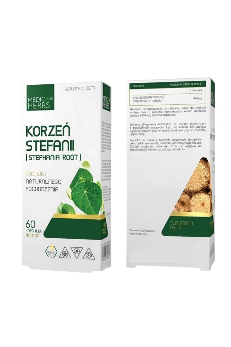 Medica Herbs Korzeń Stefanii 60 kapsułek - zdjęcie 1