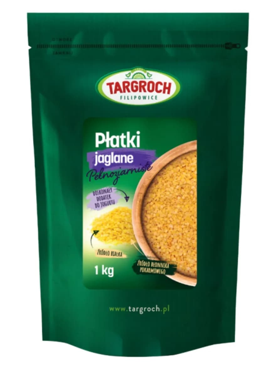 Targroch Płatki jaglane 1 kg - zdjęcie 1