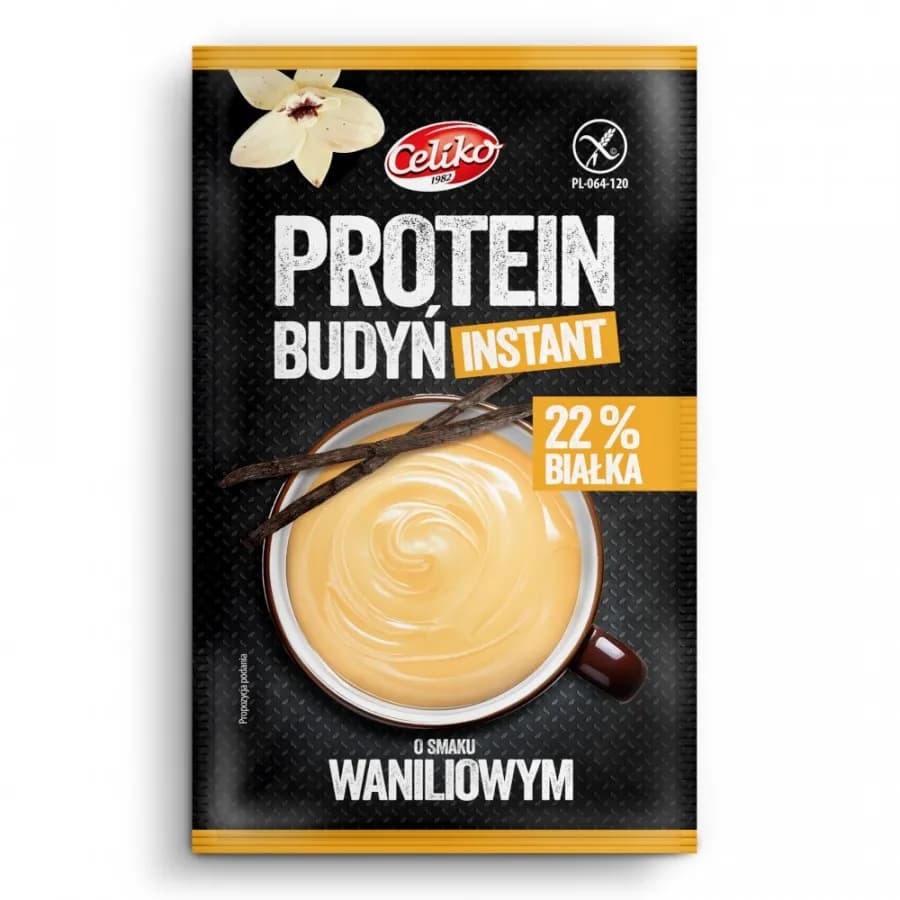 Celiko Budyń Proteinowy O Smaku Waniliowym Bezglutenowy 40 g - zdjęcie 1