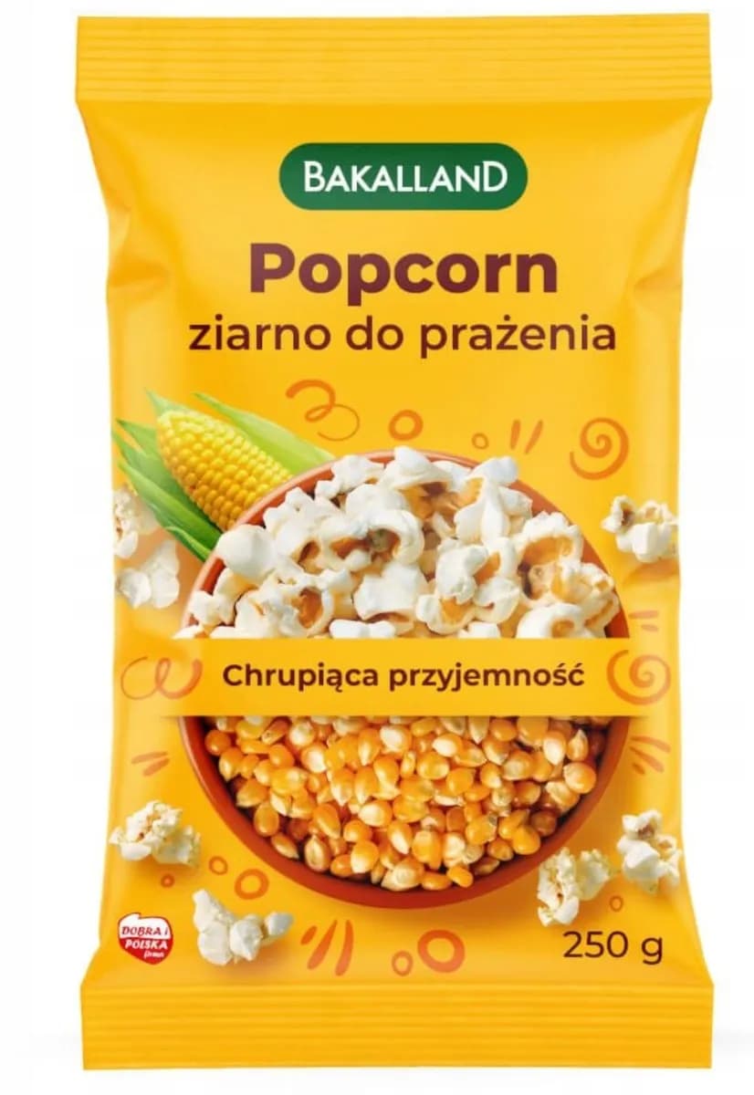 Bakalland Popcorn ziarno 250 g - zdjęcie 1