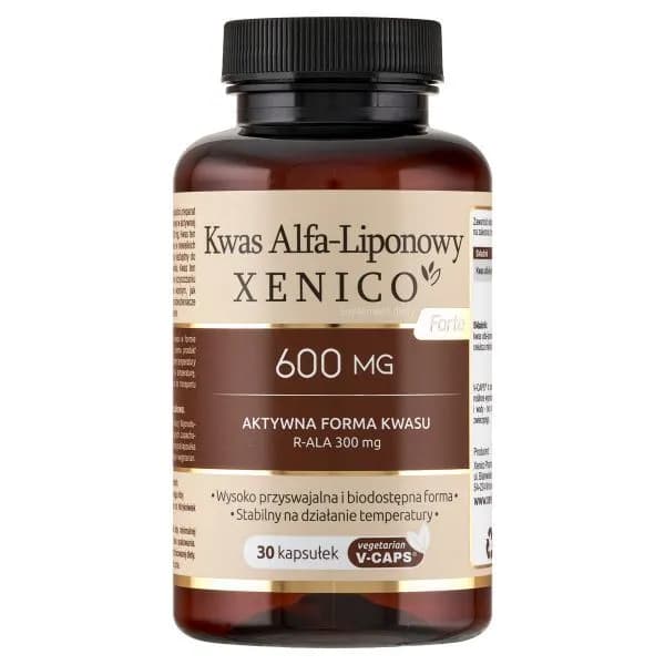 Xenico Kwas Alfa-Liponowy forte Xenico® 30 kapsułek Vcaps - zdjęcie 1