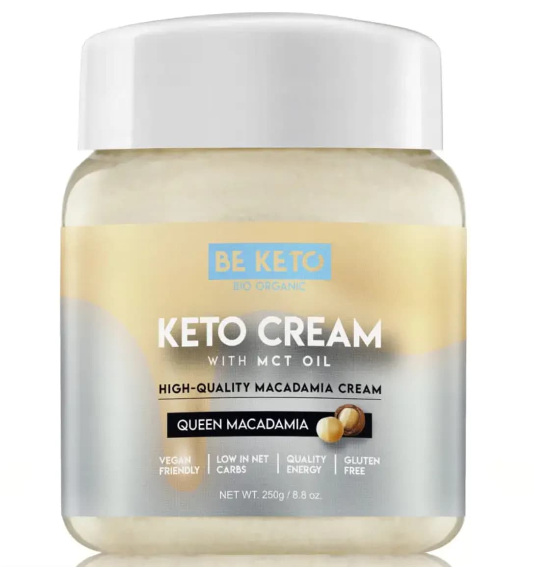 BeKeto Keto Krem Królowa Makadamia 250g - zdjęcie 1