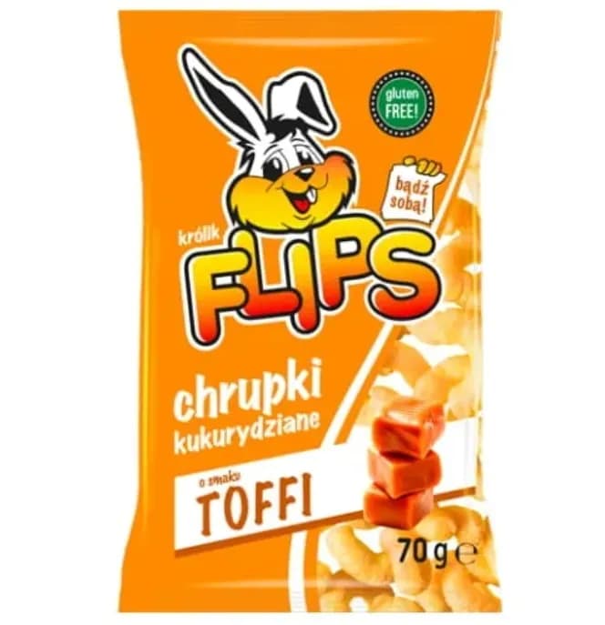 Sante Flips Chrupki Kukurydziane o Smaku Toffi 70g - zdjęcie 1