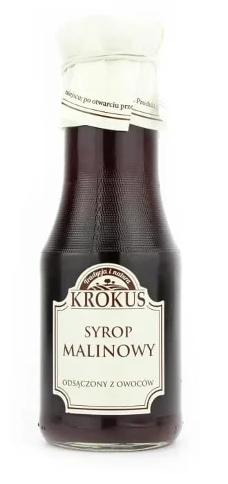 Krokus Syrop Malinowy Bezglutenowy 355 g (280 ml) - zdjęcie 1