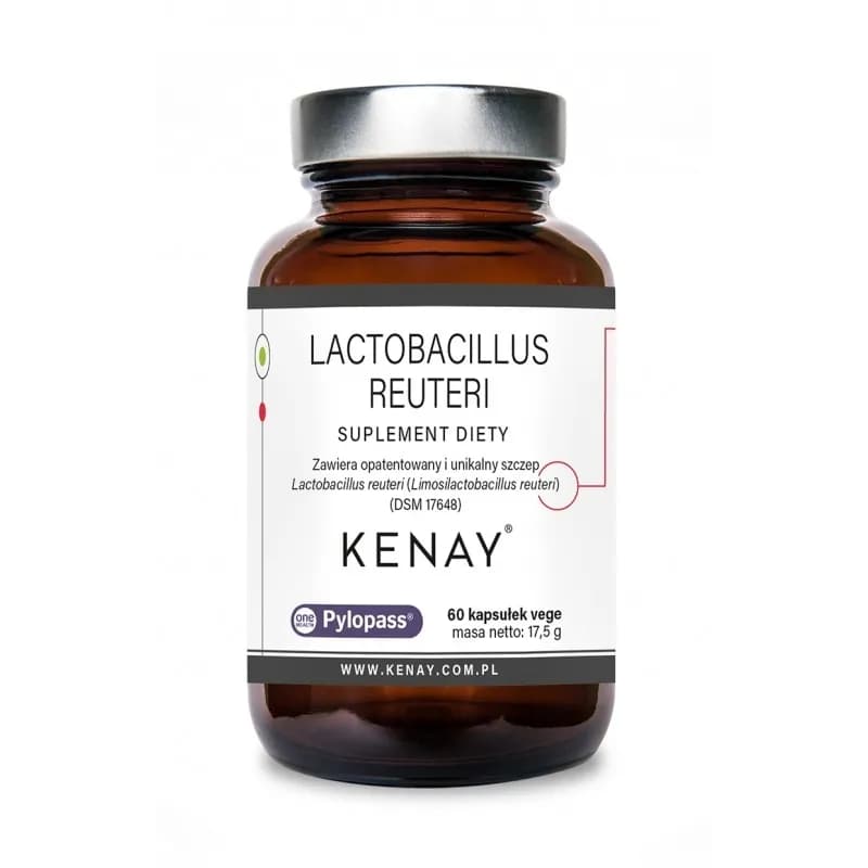 Kenay Lactobacillus reuteri Pylopass® 60 kapsułek - zdjęcie 1