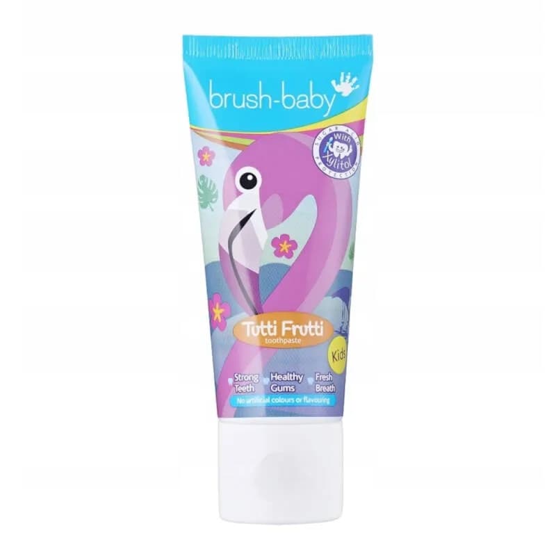 BRUSH-BABY Tutti Frutti Pasta do zębów dla dzieci 3-6 lat 50 ml - zdjęcie 1